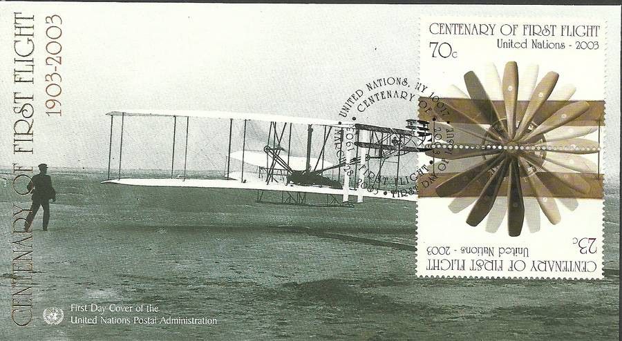 Znaczek Narody Zjednoczone Nowy Jork 2003 Mi 923-924 FDC