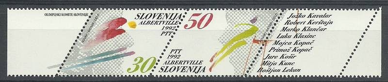 Znaczek Słowenia 1992 Mi 6-7 Czyste **