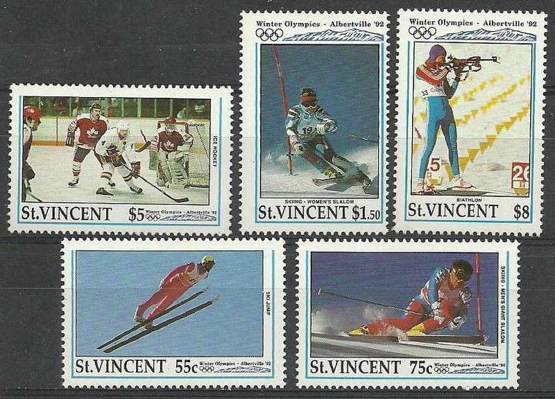 Znaczek St. Vincent 1992 Mi 1954-1958 Czyste **