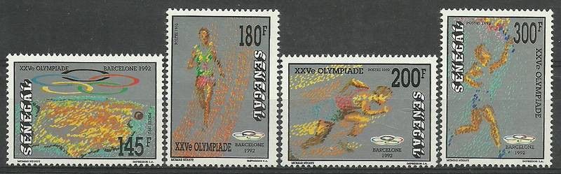 Znaczek Senegal 1992 Mi 1211-1214 Czyste **