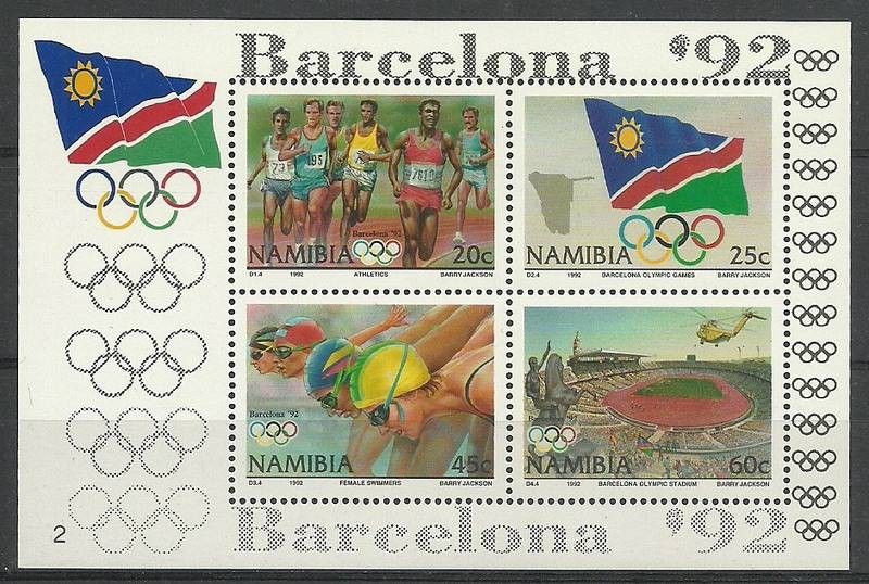 Znaczek Namibia 1992 Mi bl 16 Czyste **