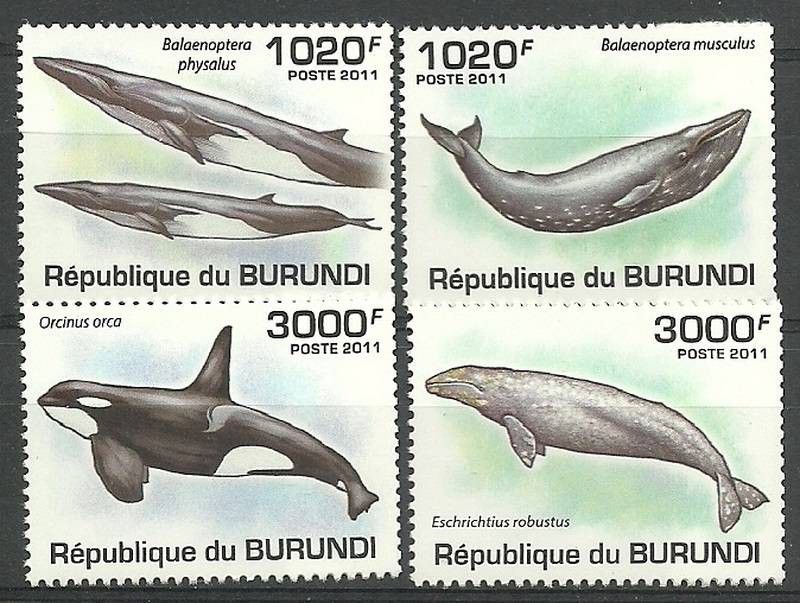 Znaczek Burundi 2011 Mi 2038-2041 Czyste **