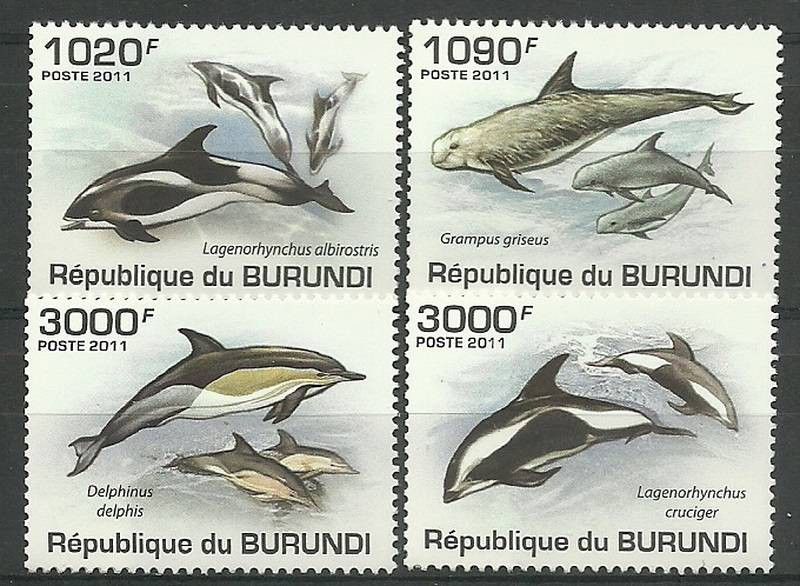 Znaczek Burundi 2011 Mi 2054-2057 Czyste **
