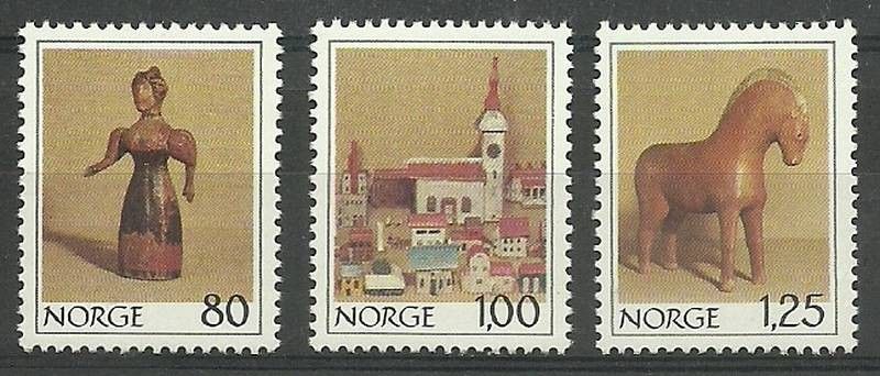 Znaczek Norwegia 1978 Mi 787-789 Czyste **