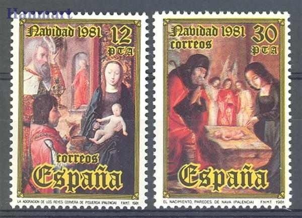 Znaczek Hiszpania 1981 Mi 2522-2523 Czyste **