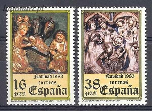Znaczek Hiszpania 1983 Mi 2615-2616 Czyste **