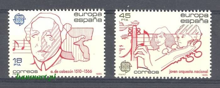 Znaczek Hiszpania 1985 Mi 2671-2672 Czyste **
