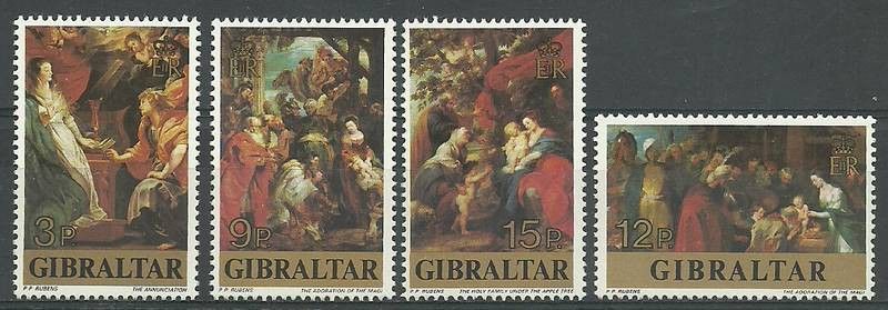 Znaczek Gibraltar 1977 Mi 367-370 Czyste **