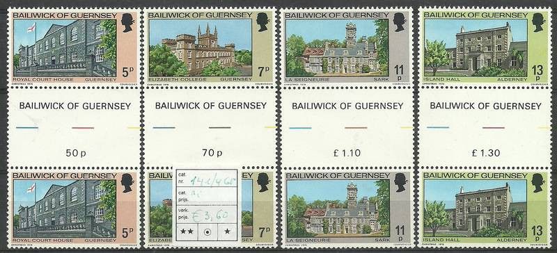Znaczek Guernsey 1976 Mi 141-144 Czyste **