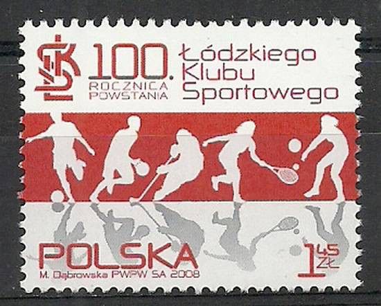 Znaczek Polska 2008 Mi 4387 Fi 4237 Czyste **