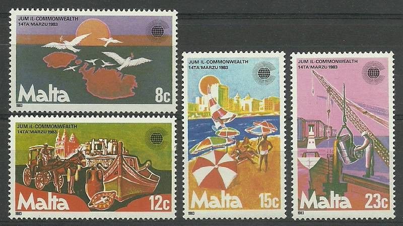 Znaczek Malta 1983 Mi 676-679 Czyste **