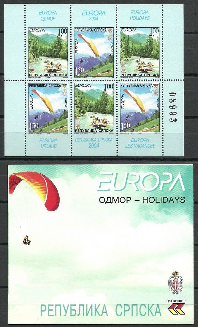 Znaczek Republika Serbska 2004 Mi mh 7 Czyste **