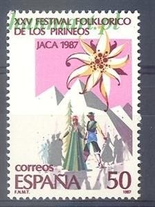 Znaczek Hiszpania 1987 Mi 2791 Czyste **