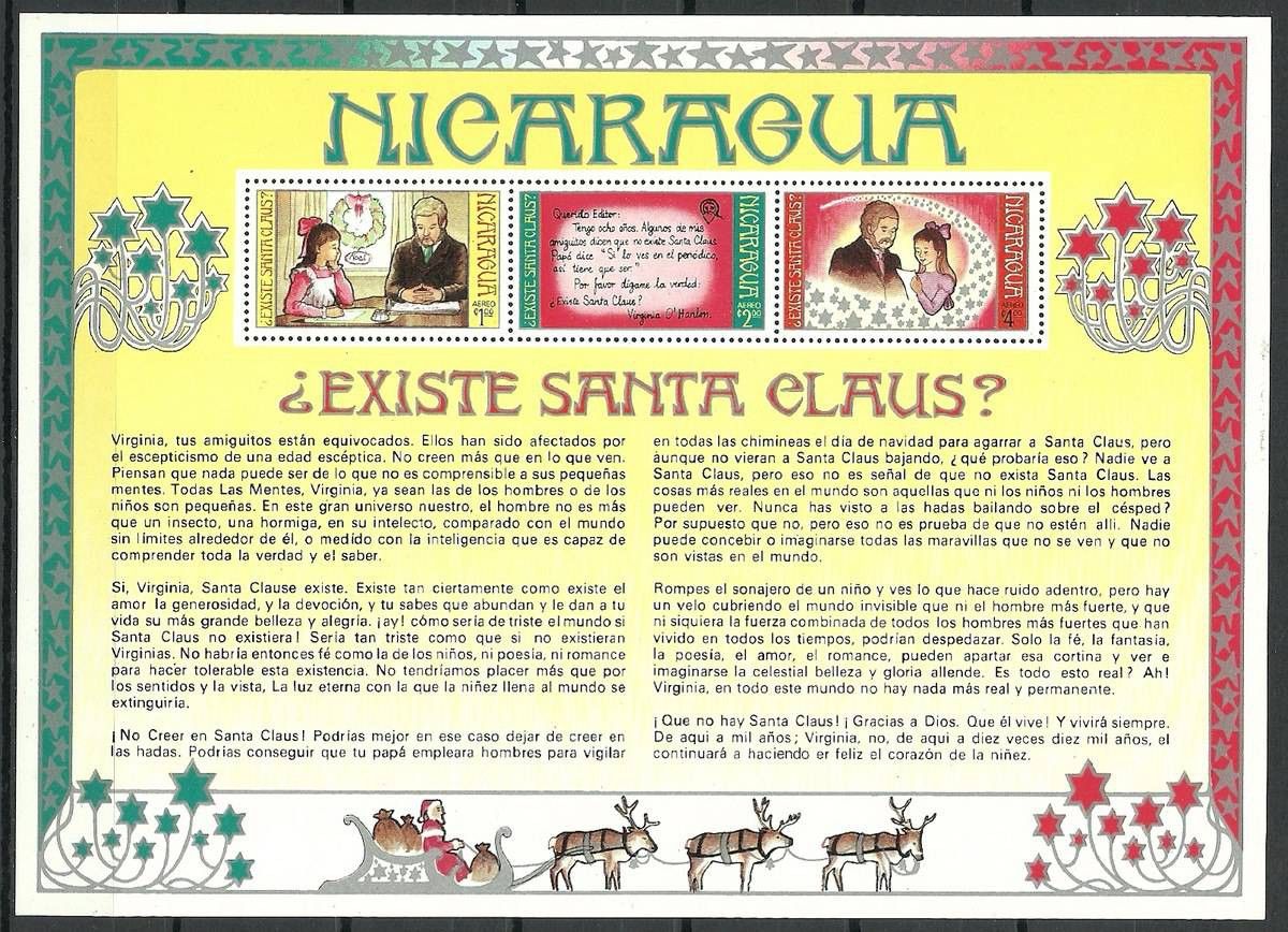 Znaczek Nikaragua 1973 Mi bl 76 Czyste **