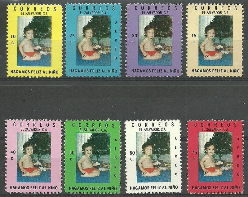 Znaczek Salwador 1976 Mi 1194-1201 Czyste **