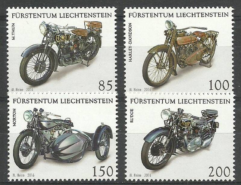Znaczek Liechtenstein 2016 Mi 1824-1827 Czyste **