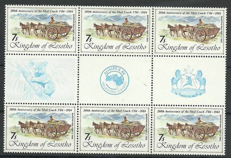 Znaczek Lesotho 1984 Mi 479 Czyste **