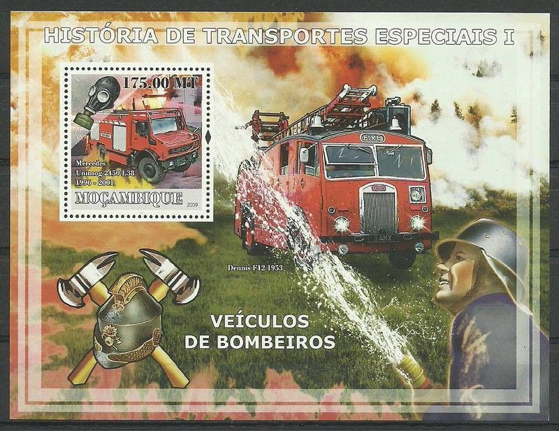 Znaczek Mozambik 2009 Mi bl 245 Czyste **