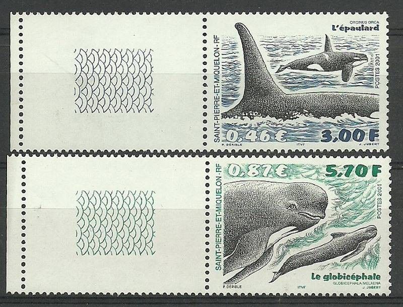 Znaczek Saint-Pierre i Miquelon 2001 Mi 823-824 Czyste **
