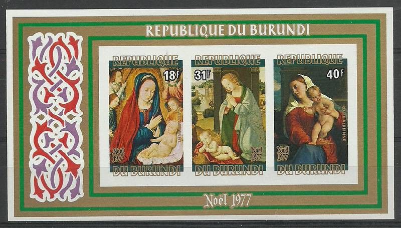 Znaczek Burundi 1977 Mi bl 104B Czyste **