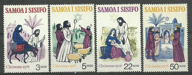Znaczek Samoa 1976 Mi 342-345 Czyste **