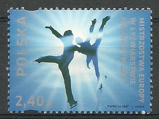 Znaczek Polska 2007 Mi 4299 Fi 4149 Czyste **