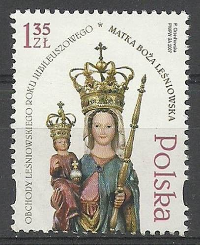 Znaczek Polska 2007 Mi 4322 Fi 4272 Czyste **