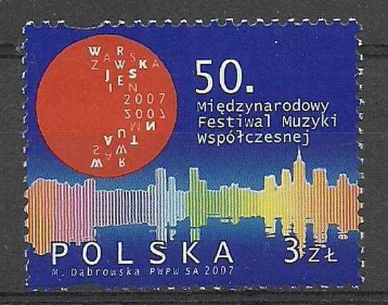 Znaczek Polska 2007 Mi 4331 Fi 4181 Czyste **
