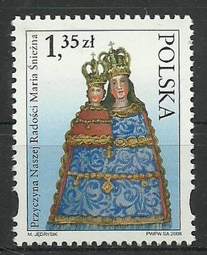 Znaczek Polska 2008 Mi 4366 Fi 4216 Czyste **
