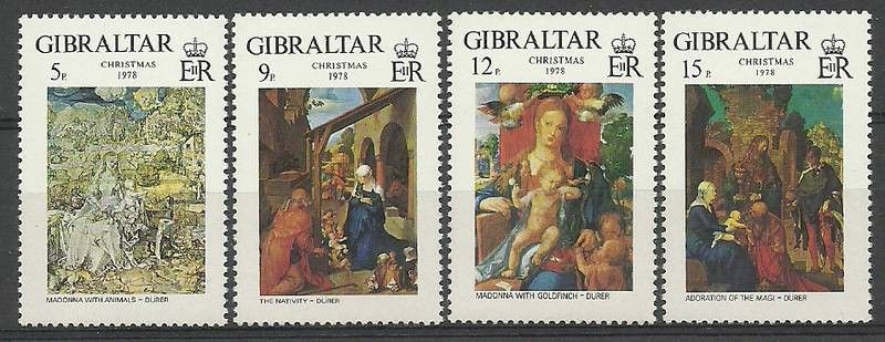 Znaczek Gibraltar 1978 Mi 383-386 Czyste **