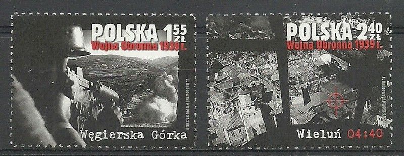 Znaczek Polska 2009 Mi 4445-4446 Fi 4295-4296 Czyste **