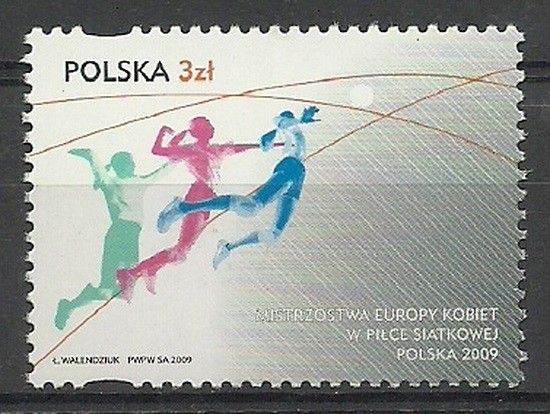 Znaczek Polska 2009 Mi 4449 Fi 4299 Czyste **