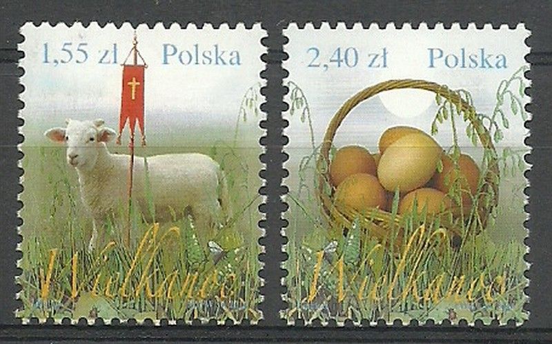 Znaczek Polska 2010 Mi 4474-4475 Fi 4324-4325 Czyste **