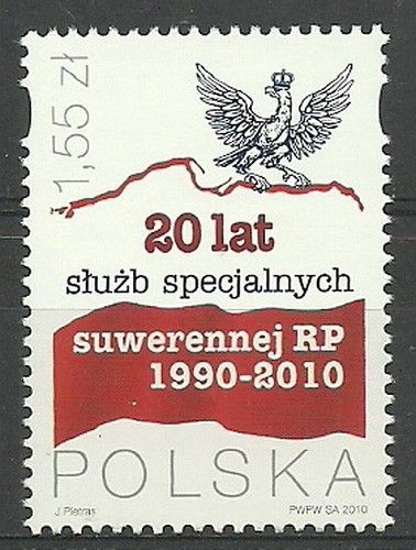 Znaczek Polska 2010 Mi 4480 Fi 4330 Czyste **