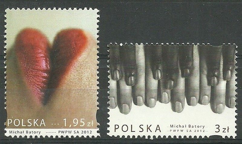 Znaczek Polska 2012 Mi 4565-4566 Fi 4415-4416 Czyste **
