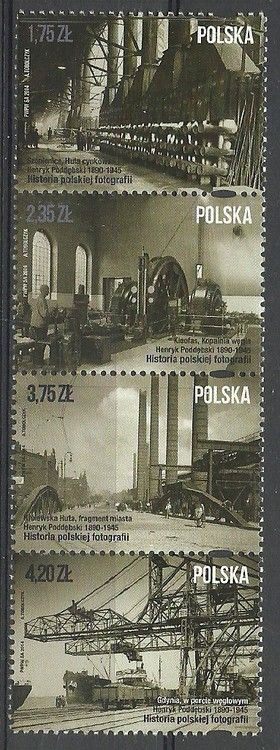 Znaczek Polska 2014 Mi 4685-4688 Fi 4535-4538 Czyste **