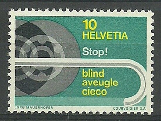 Znaczek Szwajcaria 1967 Mi 851 Czyste **