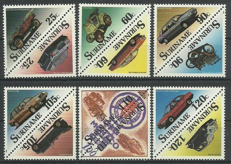 Znaczek Surinam 1989 Mi 1294-1305 Czyste **