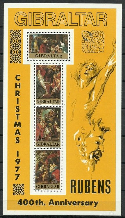 Znaczek Gibraltar 1977 Mi bl 4 Czyste **