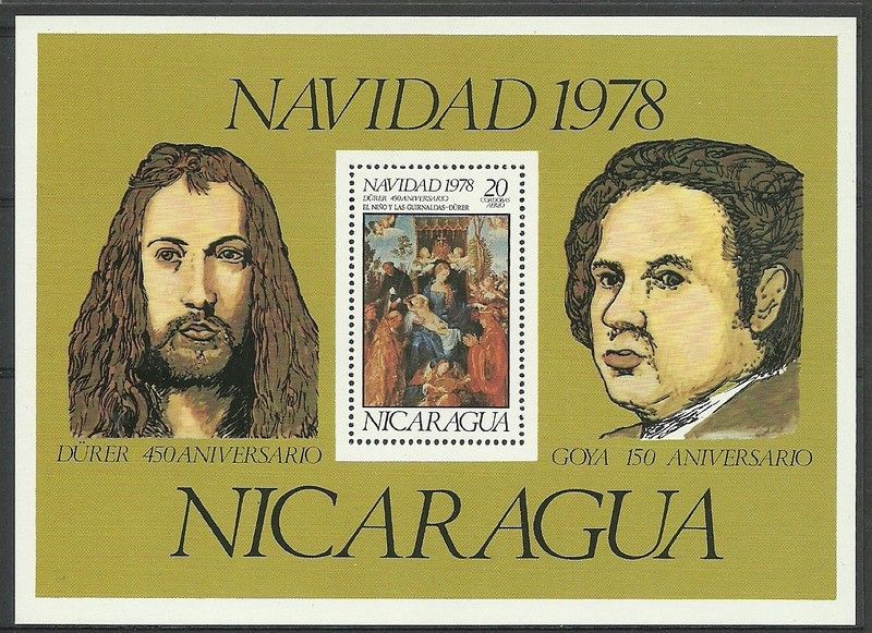 Znaczek Nikaragua 1978 Mi bl 109 Czyste **