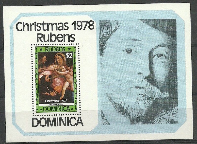 Znaczek Dominika 1978 Mi bl 51 Czyste **