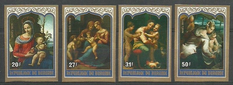 Znaczek Burundi 1979 Mi 1532-1535B Czyste **