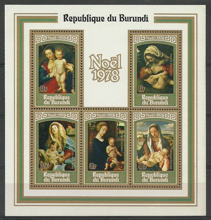 Znaczek Burundi 1979 Mi bl 107 Czyste **