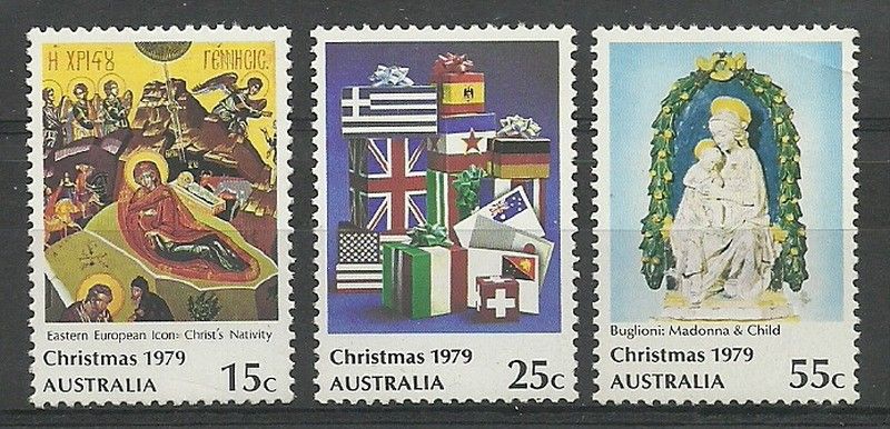 Znaczek Australia 1979 Mi 696-698 Czyste **