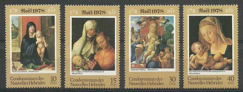 Znaczek Nowe Hebrydy 1978 Mi 523-526 Czyste **
