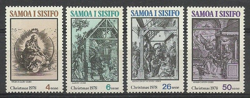 Znaczek Samoa 1978 Mi 395-398 Czyste **