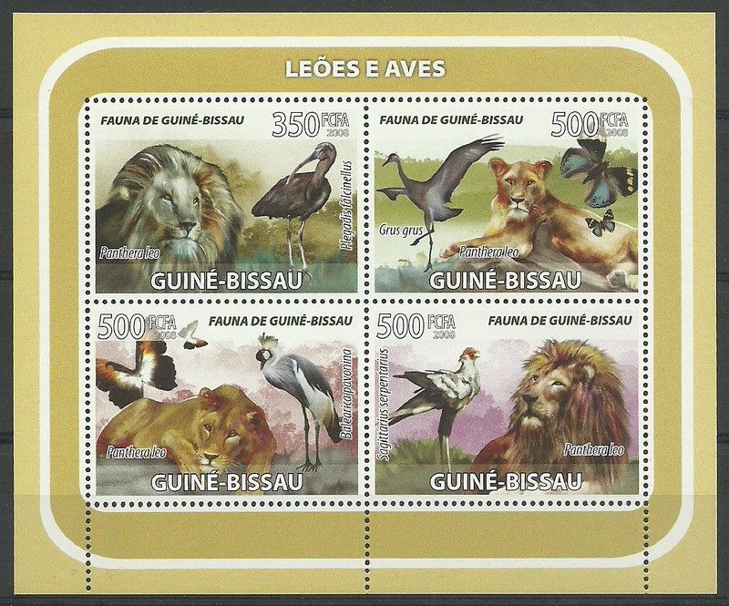 Znaczek Gwinea Bissau 2008 Mi ark 3784-3787 Czyste **