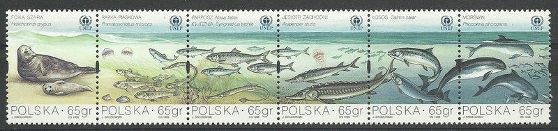 Znaczek Polska 1998 Mi 3706-3711 Fi 3558-3563 Czyste **