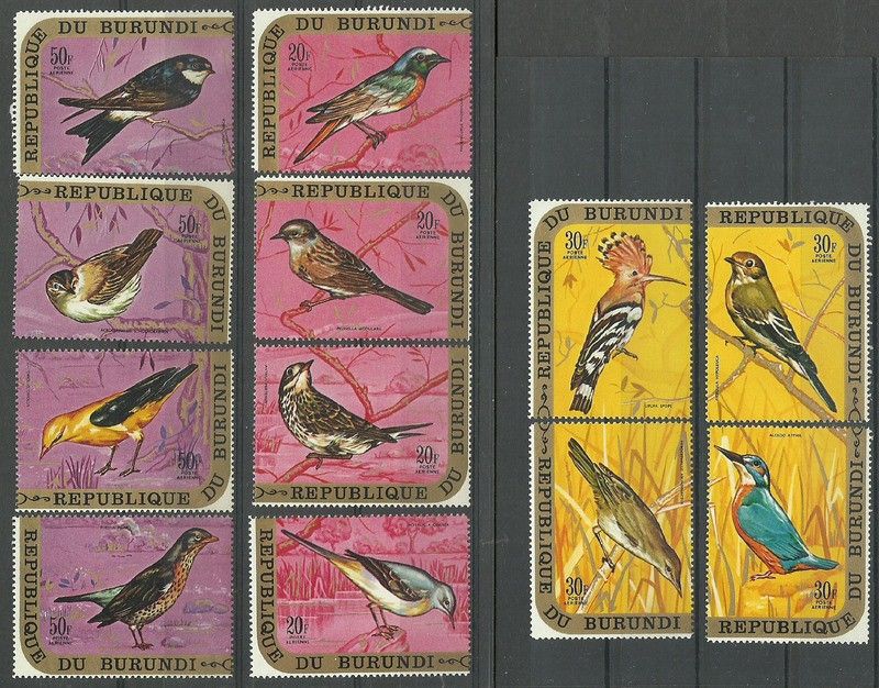 Znaczek Burundi 1971 Mi 690-701 Czyste **