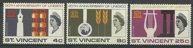Znaczek St. Vincent 1966 Mi 228-230 Czyste **
